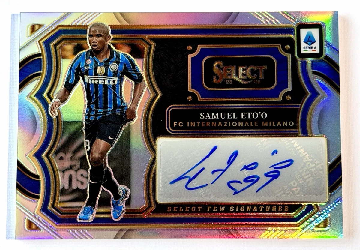 Panini Soccer Inter Milan Autographed Sports Trading Cards