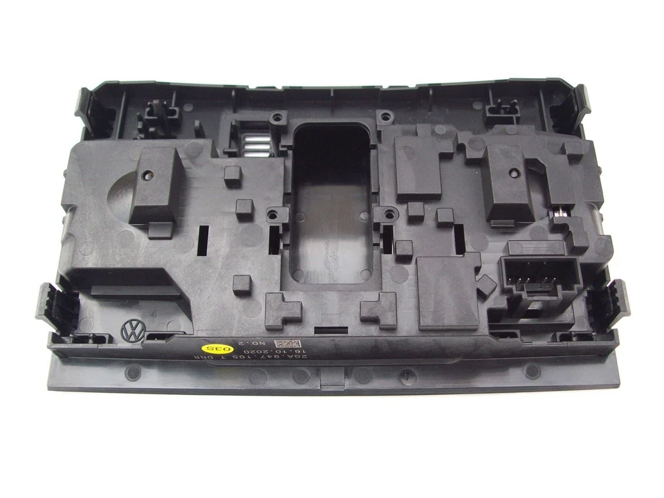 VW T-Cross BF C1 LED Interior Roof Front Reading Light Genuine Black 2018 onward - Image 3 of 4