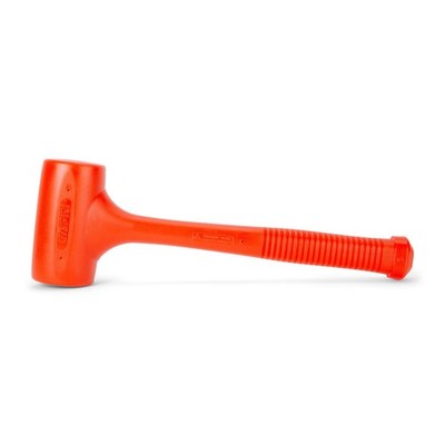 Capri Tools 10098 C098 Dead Blow Hammer Orange Pu, 3 lb 3 lb, 