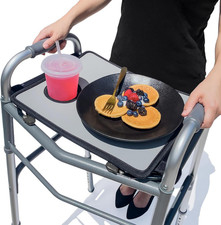 RMS Walker Tray with Cup Holder, Fits Most Standard Folding Walker, Mobility Wal