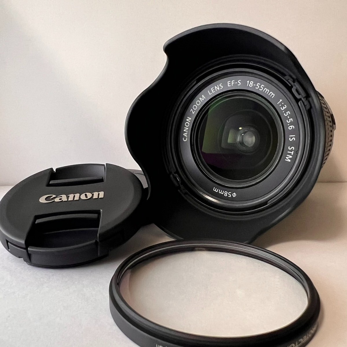 Canon - 未使用品　Canon EF-S 18-55mm 4-5.6 IS STM Amazon.com : Canon EF-S 18-55 f/4-5.6 is STM, Black