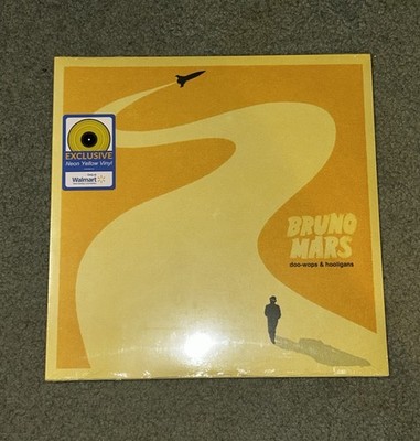 Bruno Mars Doo-Wops and Hooligans Yellow Vinyl LP Record Sealed