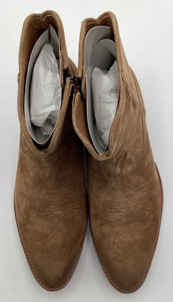 Bota Frye Austin Para Hombre Cuero Interior Cremallera Ceniza Oscura 12 D Foto 3 de 4