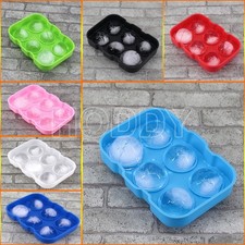 Round 6 Mega-ICE Hole Large Silicone Gin, Whisky & Brandy Ice Cube Tray