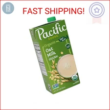 Pacific Foods Original Organic Oat Milk, Plant Based Milk, 32 oz Carton