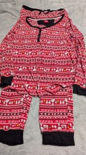 Peanuts Matching Pajama Set Woman's Size Medium