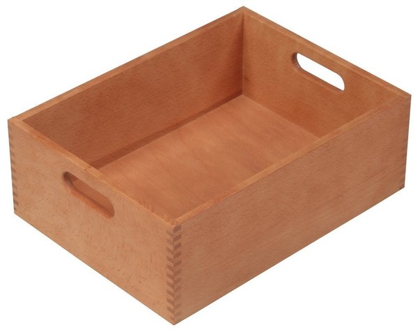 Aufbewahrungsbox Mit Griffen, Buchenholz, 40 X 30 Cm, Kesper-image