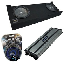 07-13 Chevy Silverado Crew Cab Kicker CompR CWR10 Dual 10 Sub Box HA-A1500.1