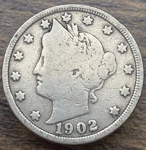 1902-P Liberty Nickel — photo from the most recent tracked eBay sale
