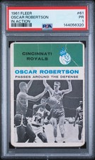 1961 FLEER IN ACTION #61 OSCAR ROBERTSON ROOKIE RC PSA 1