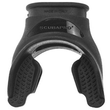 Scuba Pro Compact Hi-Flow Mouthpiece - Black Silicone