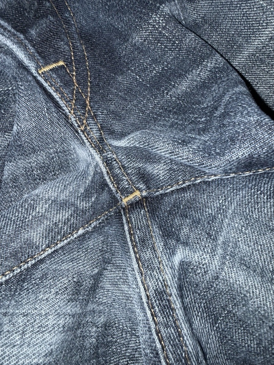 RRL Ralph Lauren DOUBLE RL Low Straight Jeans Mens 34x32 Japan