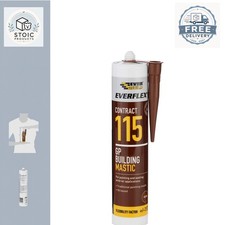 285ml Everflex Building Mastic Brown Weather Resistant for Internal External Use