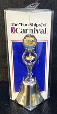 Carnaval Cruise Lines 'Jubilee' Ship Souvenir Metal Bell (NIB)