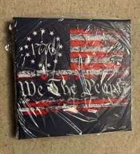 1776 'WE THE PEOPLE -Patriotic Digital Artwork on Canvas 8x8 NEW -LAST ONE 