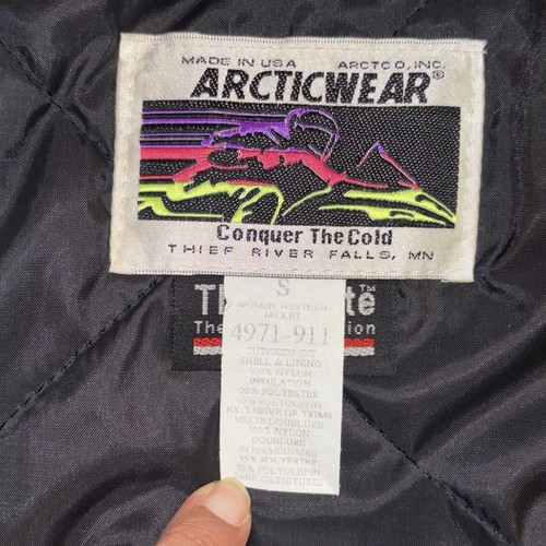 Vintage Arctic Cat Women’s Western 2 in 1 Bomber Windbreaker Jacket Size Small - Picture 12 of 24