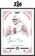 Leo Chenal 2022 Onyx Vintage Blue Signature Autographs #VALC