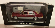 1/43 Mercedes 560 SEL in Rare Red by Minichamps. Original Box.