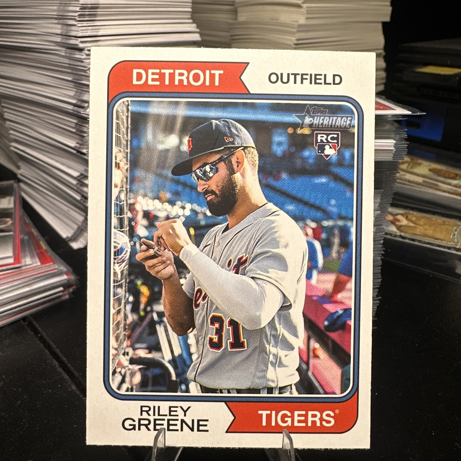 2023 Topps Heritage - Image Variation Riley Greene #48 (RC)