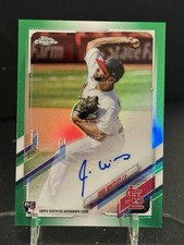 2021 Topps Chrome Rookie Auto Green Refractor /99 Kodi Whitley #RA-KW Auto RC