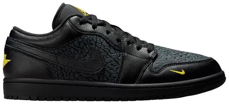 Jordan 1 SE Low Black Anthracite Tour Yellow for Sale