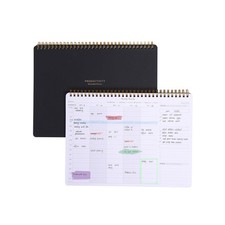 Weekly To Do List Planner with Hourly Schedule - A4 Workweek Desk Pad, 54 She...