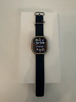 Apple Watch Ultra 2 Titanium Blue Ocean Band, 100% Akku, OVP