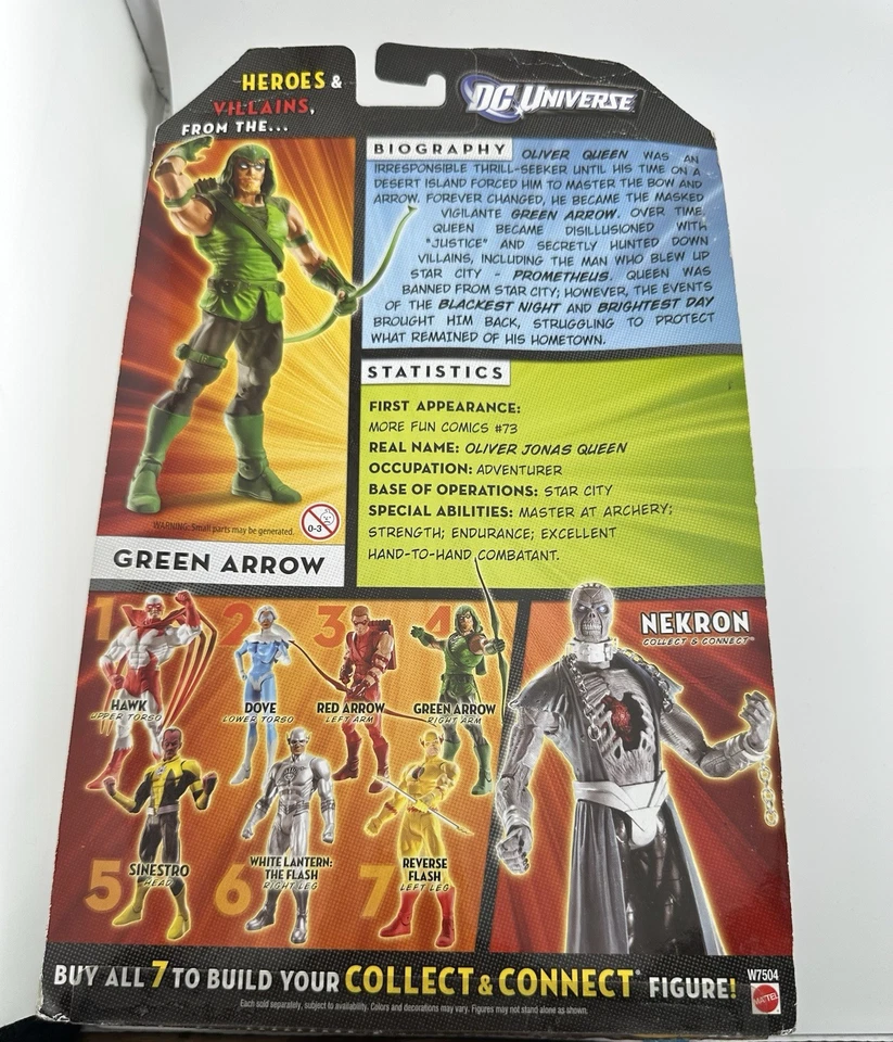 DC Universe, Classic Green Arrow © 2011, Mattel Wave 20 Figura 4 Foto 3 de 3