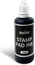 Premium Refill Ink for Self-Inking Stamps, Daters, Stamp Pads - 2 oz, Black