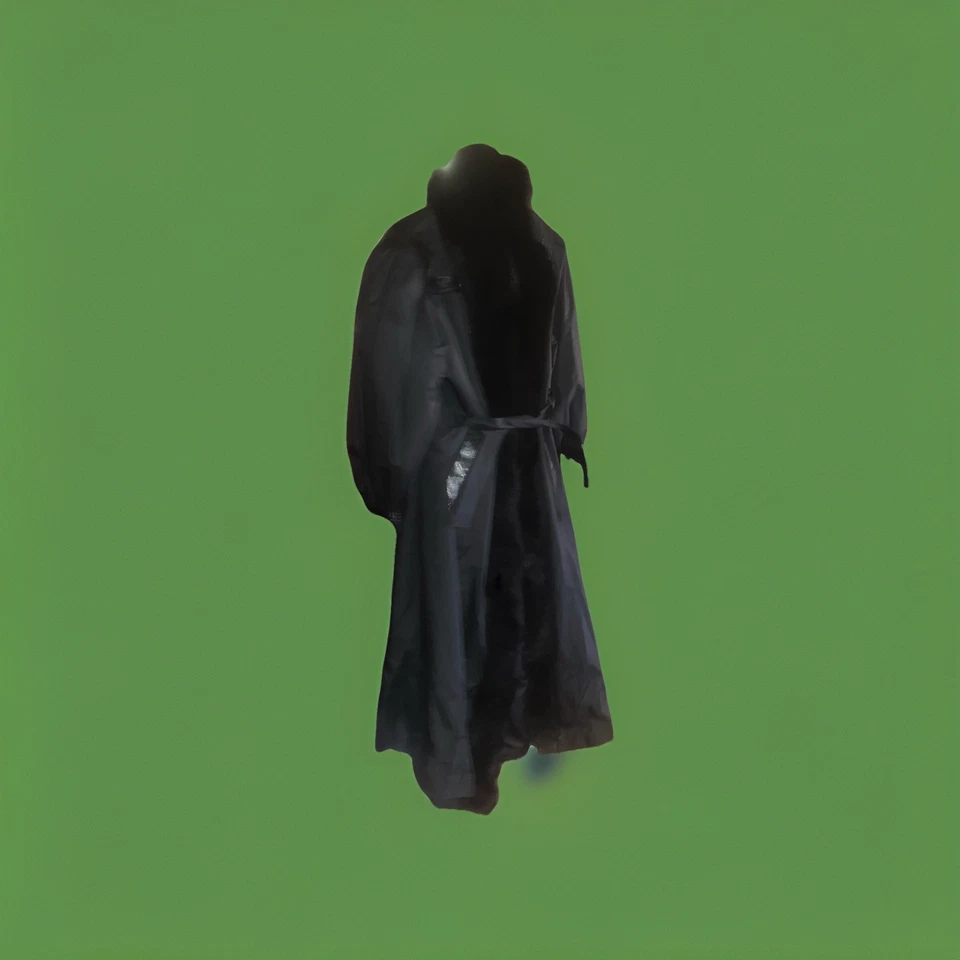 Chaqueta de lluvia reversible vintage forrada de visón para mujer Foto 2 de 4