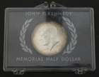 1964 J. F. Kennedy Memorial Half Dollar 50¢ 50 Cents in snap case