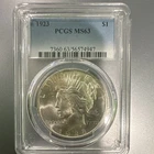 1923 Peace Dollar PCGS MS63 Silver $1 Coin Philadelphia Uncirculated