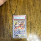 Pokémon Reshiram & Charizard GX SM Black Star Promo SM201 TAG TEAM Holo PSA 8