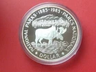 1985 Canada 50% Silver Canadian Silver Dollar - National Parks 23.33 Grams w/Box