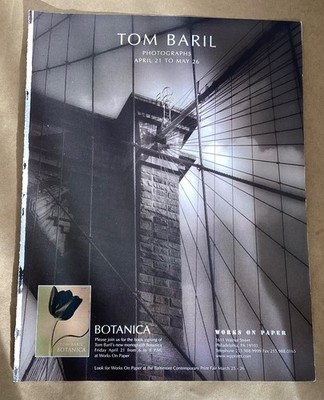 Tom Baril gallery exhibition ad 2000 vintage magazine art print photographs