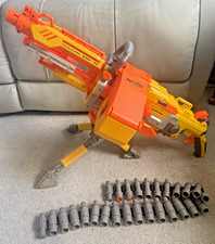 Nerf Vulcan EBF-25 Complete Blaster With Box Belt Tripod Tested Working 2008