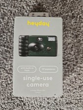 Heyday Single-Use 35mm Film Camera Green Built-In Flash 27 Exposures New
