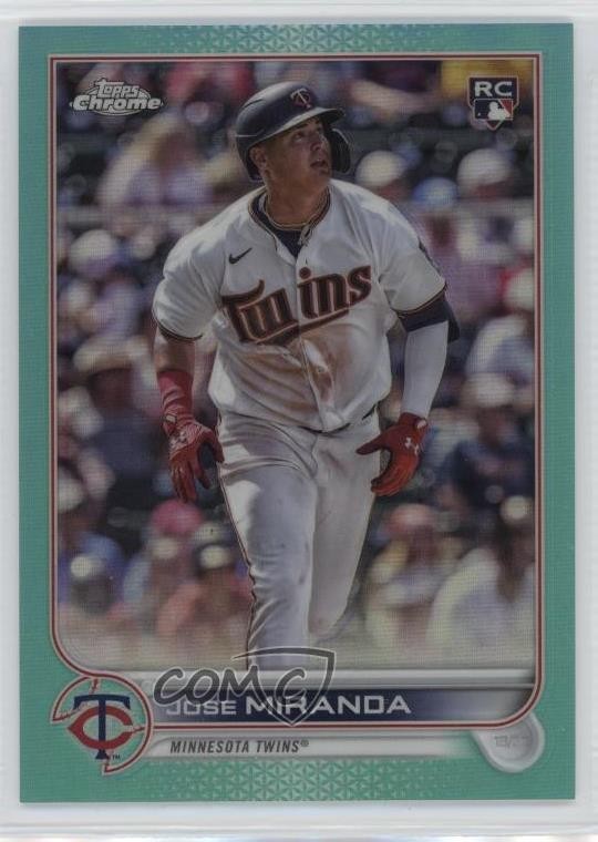 2022 Topps Chrome Update Aqua Refractor /250 Jose Miranda #USC119 1ok6