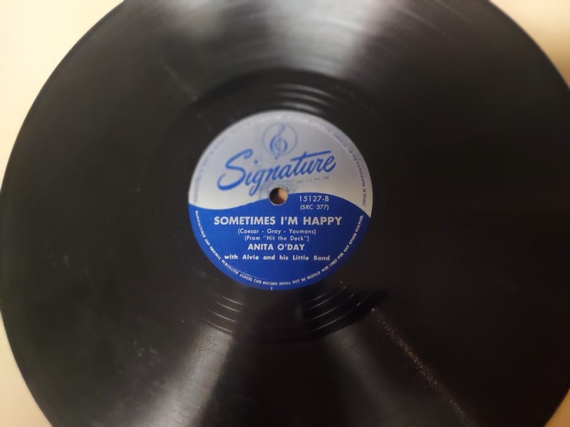 SIGNATURE Jazz 78/ANITA O'DAY..Vocals w. Alvie and his Little Band..