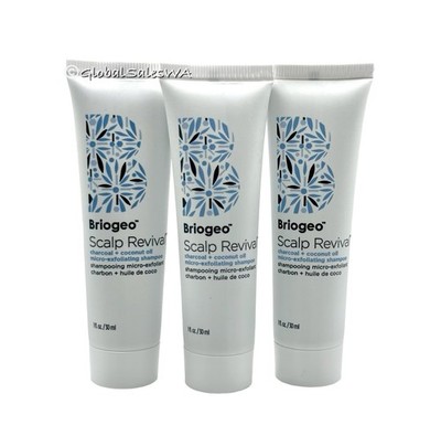 Briogeo Scalp Revival Hair Mask Micro-Exfoliating Shampoo 3-Pc Travel Set 90 mL