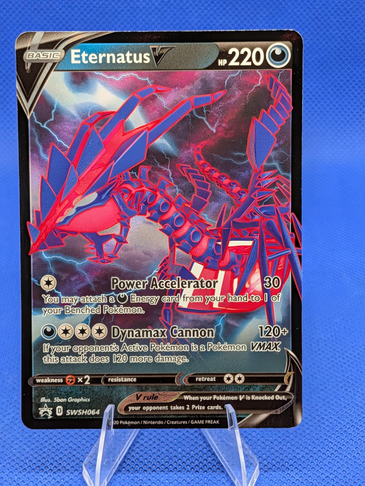 Eternatus V SWSH064 Sword & Shield Promo Holo Promo Pokemon NM