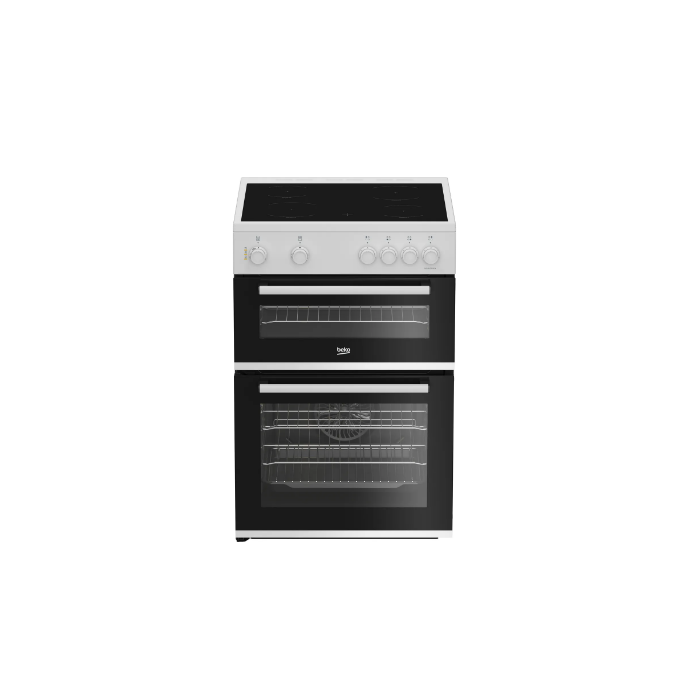 Beko FDC6701W White Electric Cooker Double Oven Ceramic Hob COLLECT