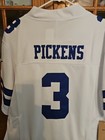 New Dallas Cowboys  #3 George Pickens White Jersey sz: Large — photo 5