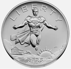 2025 Superman DC Comics 2.5 oz Silver Medal OGP