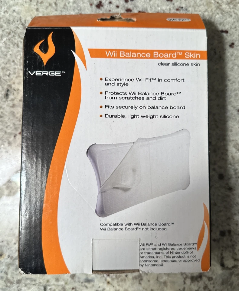 Verge Wii Balance Board Skin Clear Silicone Skin NEW - Image 3 of 4