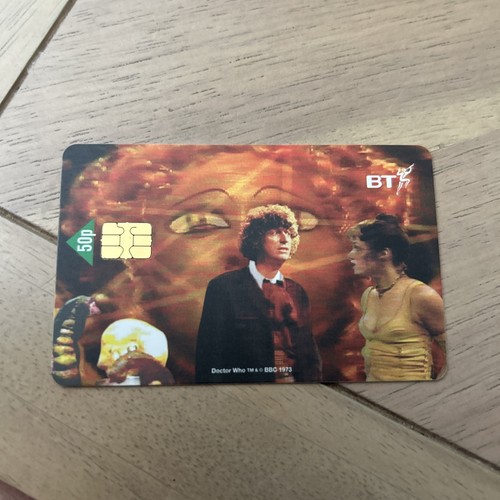 PRO 120 DOCTOR WHO BILD DES FENDAHL SAMMLERSTÜCK BT TELEFONKARTE Neuwertig Selten