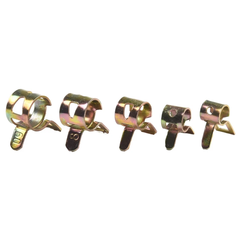 60Pcs 6 Sizes Auto Car Spring Clip Fuel Oil Water Hose Pipe Tube Clamp Fastener - Image 4 of 4
