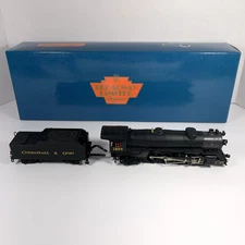 Broadway Limited HO C&O Steam Engine & Tender 2-8-2 #1204 With DC/DCC QSI Sound