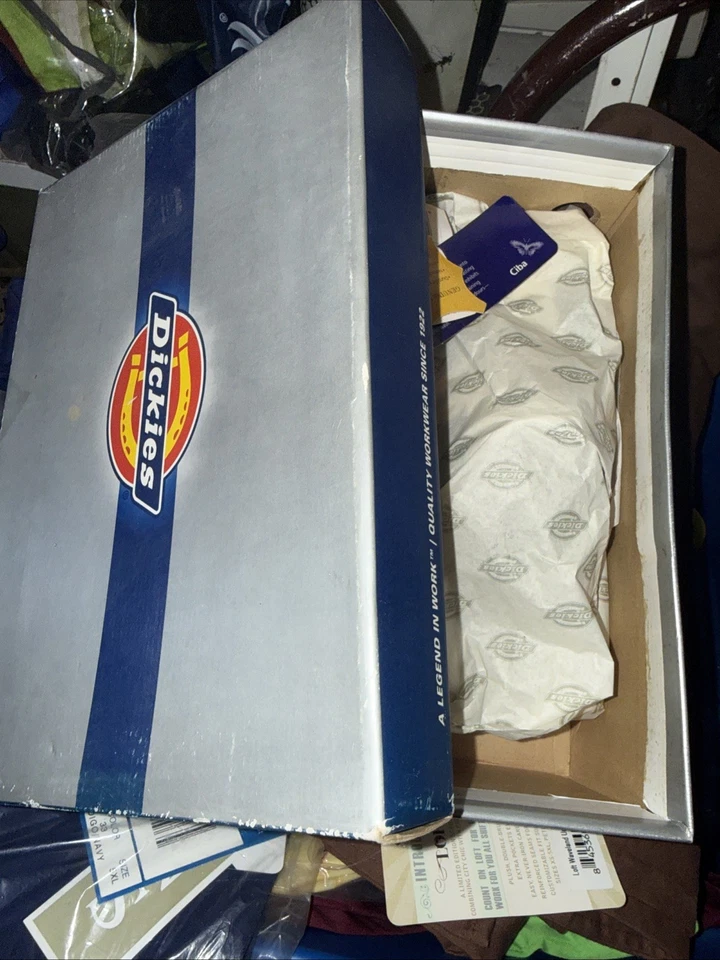 Tamancos de enfermagem Dickies tamanho 5 couro preto e branco - Imagem 2 de 4