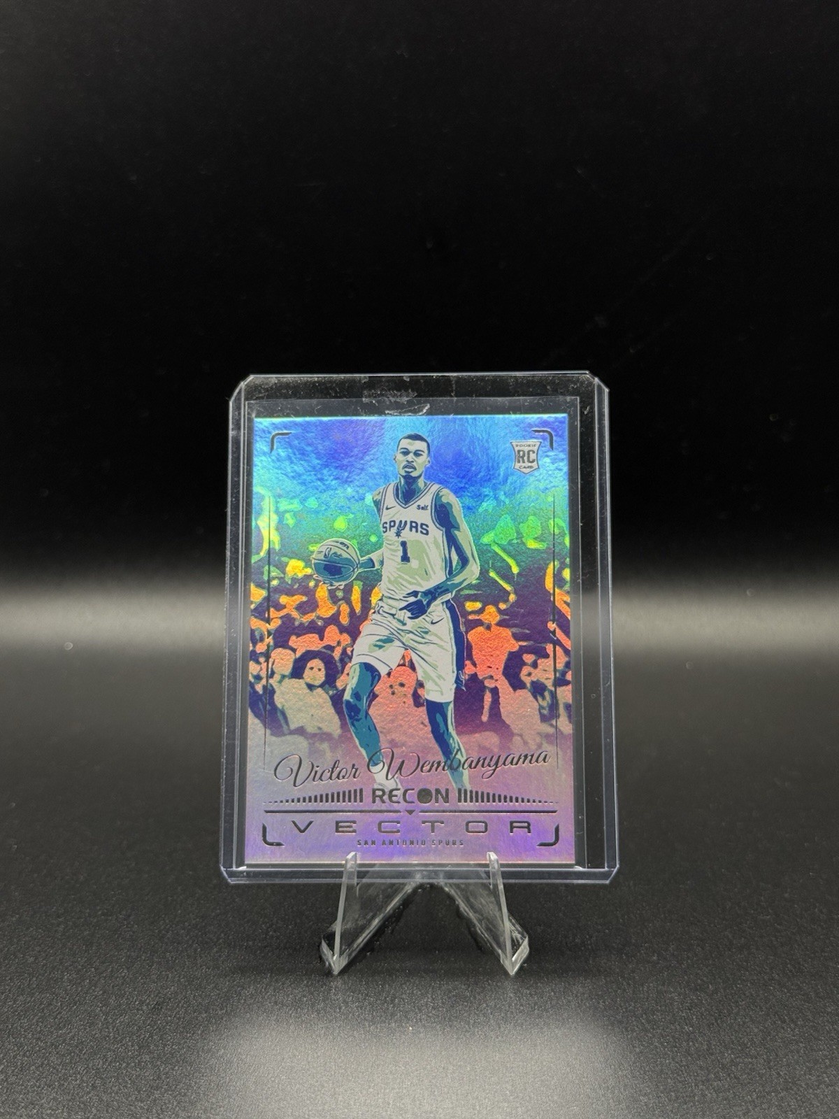 2023-24 Panini Recon Basketball Victor Wembanyama #22 Vector Rookie RC Spurs